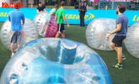 how to inflatable the exciting zorb ball